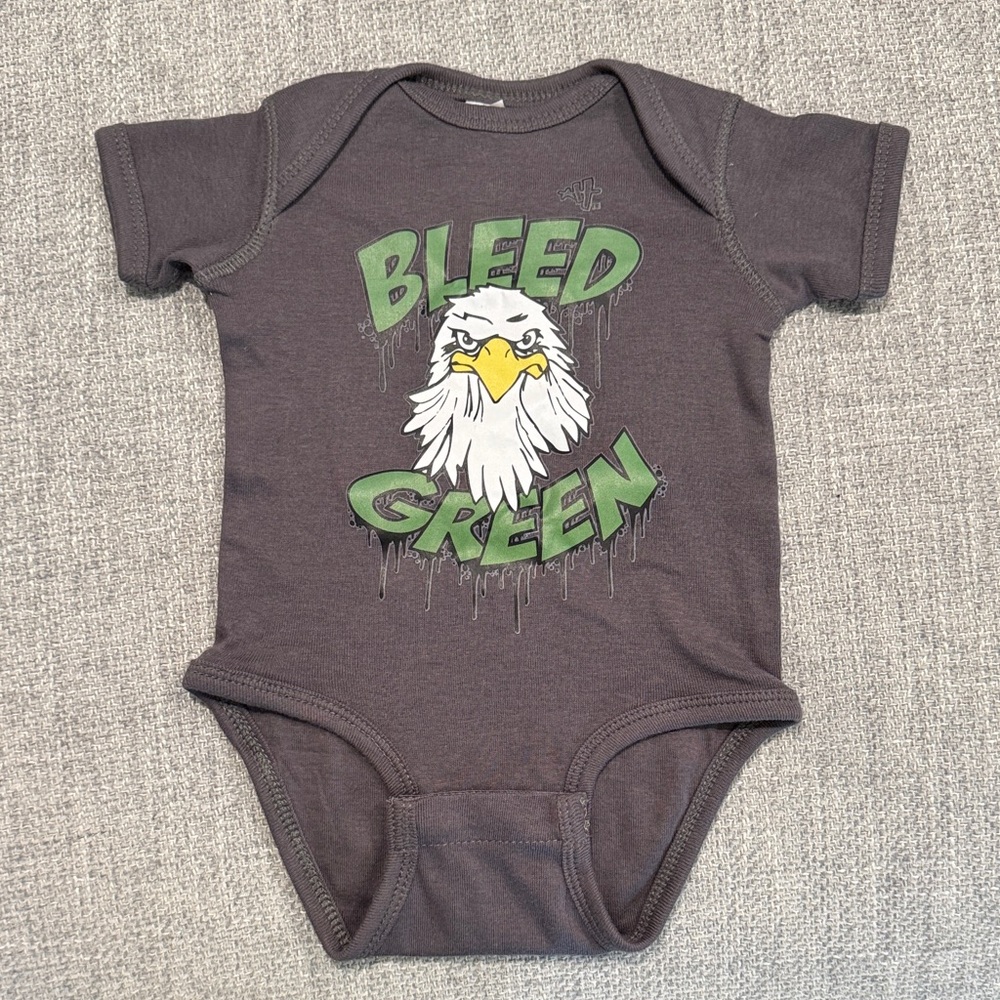Philadelphia Eagles Bleed Green 6 Mo Onesie
